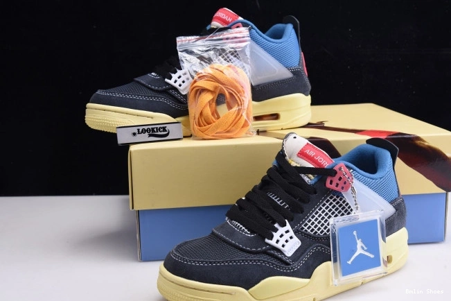 Bmlin Shoes NOIR RETRO UNION OFF AIR 4 JORDAN DC9533-001 0708